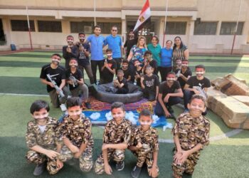 بانوراما حرب أكتوبر برؤية طلاب مدرسة السلام الخاصة بالفيوم