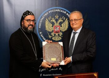 بوريسينكو يستقبل وفد الكنيسة السريانية