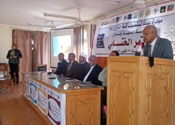 استعراض مشروع زراعة القصب بالشتلات فى المؤتمر الختامى لمنصة اسوان