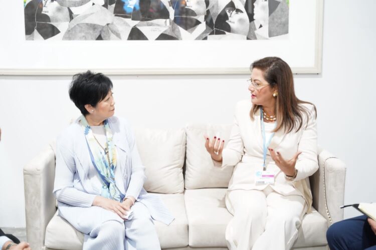 وزيرة التخطيط والتنمية الاقتصادية تلتقي بمحافظ مدينة طوكيو اليابانية 1 وزيرة التخطيط والتنمية الاقتصادية تلتقي بمحافظ مدينة طوكيو اليابانية