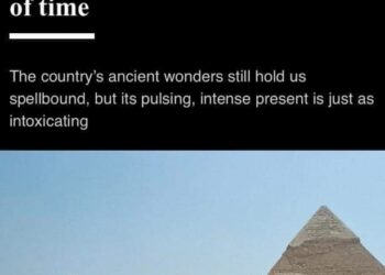 صحيفة ” Financial Times ” البريطانية تسلط الضوء على عدد من المقومات السياحية والأثرية بالمقصد السياحي المصري