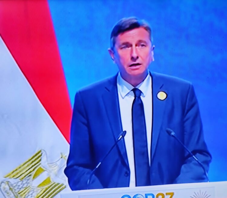 رئيس سلوفينيا من شرم الشيخ : مطلوب منا التعاون لمواجهة أزمة المناخ .. ويجدد العزم على ترك الكوكب للأجيال القادمة على أحسن حال 1 رئيس سلوفينيا من شرم الشيخ : مطلوب منا التعاون لمواجهة أزمة المناخ .. ويجدد العزم على ترك الكوكب للأجيال القادمة على أحسن حال