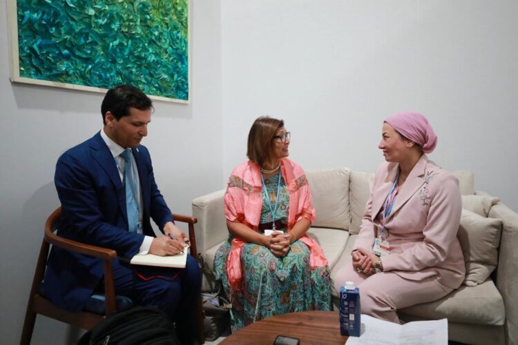 وزيرة البيئة تلتقى نائب مدير منظمة الفاو في مصر لبحث المبادرات المصرية الرائدة خلال المؤتمر