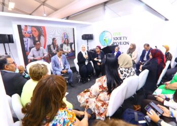 القباج تلتقي مع مُمثلي مؤسسات المجتمع المدني بالمنطقة الزرقاء في قمة مؤتمر “تغير المناخ” COP-27 بشرم الشيخ