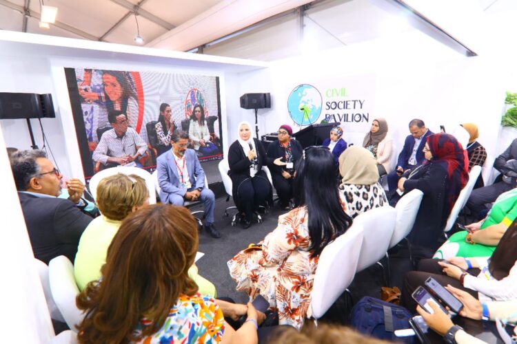 القباج تلتقي مع مُمثلي مؤسسات المجتمع المدني بالمنطقة الزرقاء في قمة مؤتمر “تغير المناخ” COP-27 بشرم الشيخ