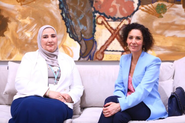 وزيرة التضامن الاجتماعي تلتقي وزيرة الخارجية البلجيكية على هامش قمة مؤتمر المناخ “COP27”..وتستعرض ملفات الوزارة لتحسين أوضاع الفئات الأولى بالرعاية 1 وزيرة التضامن الاجتماعي تلتقي وزيرة الخارجية البلجيكية على هامش قمة مؤتمر المناخ “COP27”..وتستعرض ملفات الوزارة لتحسين أوضاع الفئات الأولى بالرعاية