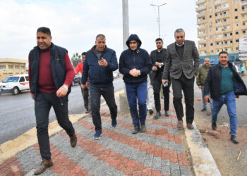 رحمي يتفقد مشاريع الرصف والتطوير بطنطا وكفر الزيات