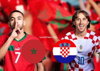 مباراة البرونزية بين المغرب وكرواتيا في كأس العالم والقنوات الناقلة