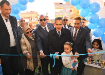 محافظ الغربية يفتتح مركزي شباب ومدرسة بالسنطة