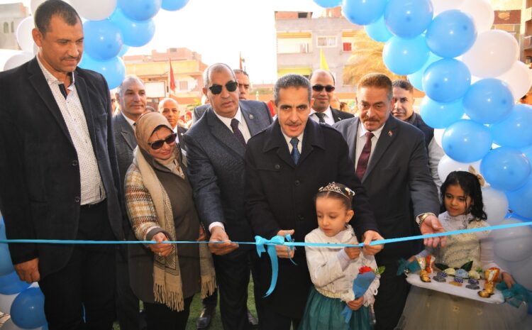 محافظ الغربية يفتتح مركزي شباب ومدرسة بالسنطة