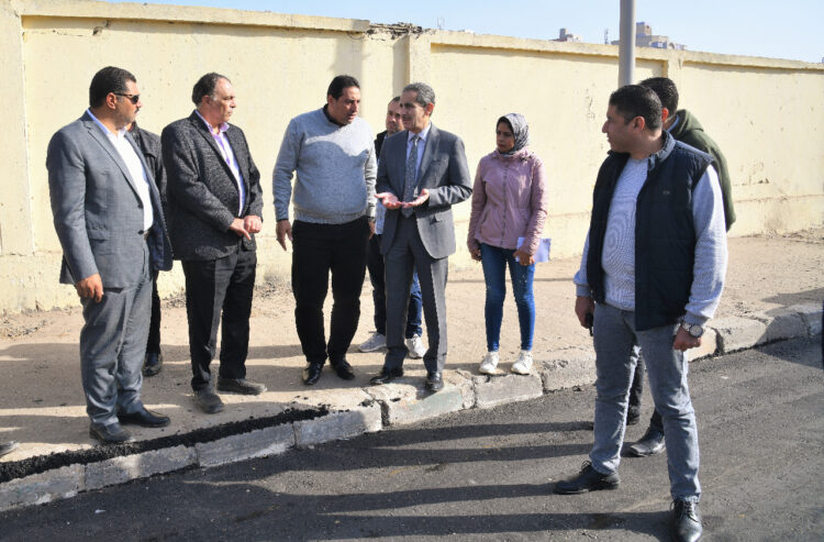 محافظ الغربية يتفقد مشروعات الرصف والتطوير بطنطا 1 محافظ الغربية يتفقد مشروعات الرصف والتطوير بطنطا