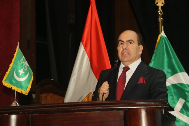 د. ياسر الهضيبي يعلن البيان الختامي لمؤتمر الوفد بالغربية بعنوان “دور الأحزاب السياسية في تنمية الوعي الوطني بالجمهورية الجديدة”