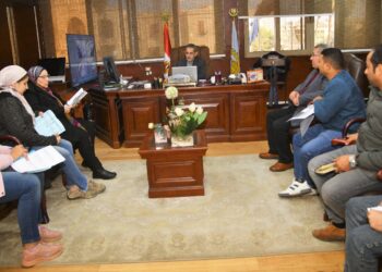 رحمي يناقش مشروعات صرف صحي حياة كريمة مع رئيس الجهاز بالغربية