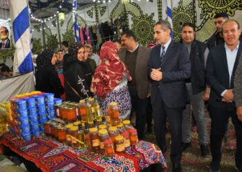 محافظ الغربية يتفقد معرض اهلا رمضان ثان طنطا قبيل افتتاحه