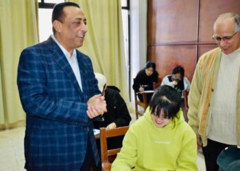 الطلاب الوافدين بشعبة اللغة العربية لغير الناطقين بها يعربون عن سعادتهم بتلقى العلم بآداب طنطا .