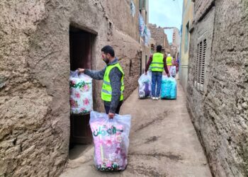 أورمان المنوفية : توزيع بطاطين وألحفة الشتاء على الأسر الأولى بالرعاية بنطاق المحافظة