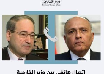 وزير الخارجية المصري يجري إتصالاً بوزير خارجية سوريا