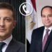الرئيس السيسي يتلقى إتصالاً هاتفياً من الرئيس الأوكراني “فولوديمير زيلينسكي”