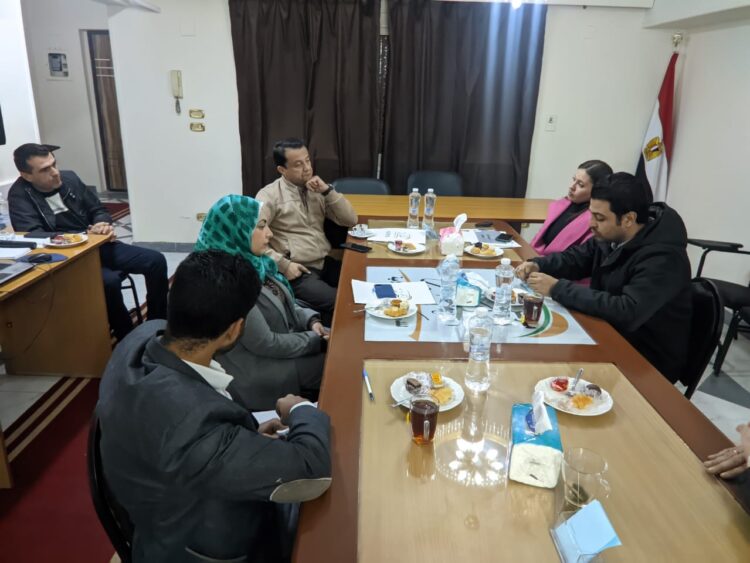 مركز الحوار للدراسات السياسية والإعلامية يستقبل وفدا من التلفزيون الأذربيجاني 1 مركز الحوار للدراسات السياسية والإعلامية يستقبل وفدا من التلفزيون الأذربيجاني