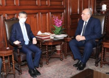 القصير يلتقي بالسفير الصينى بالقاهرة لبحث آفاق التعاون المشترك