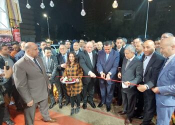 اللواء هشام آمنة واللواء خالد عبد العال والمهندس إبراهيم العربي يفتتحون معرض” المواطن أولًا رد.. الجميل” بمدينة نصر