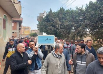 تشييع جثمان محفوظ صابر وزير العدل الأسبق بمسقط رأسة بالغربية