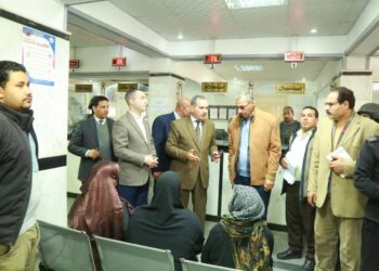 محافظ كفر الشيخ ونائبه يتفقدان المركز التكنولوجي بقلين