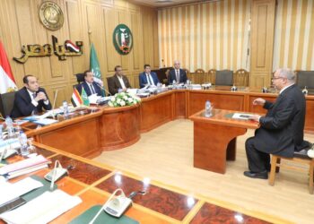 محافظ المنوفية يترأس اللجنة العليا للقيادات لاختيار مديرى عموم المجازر والأمراض المتوطنة بمديريات الصحة والطب البيطرى .. صور 