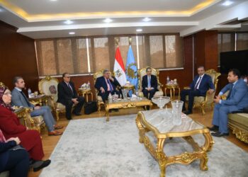 محافظ الغربية يستقبل وفد مركز المعلومات ودعم اتخاذ القرار برئاسة مجلس الوزراء