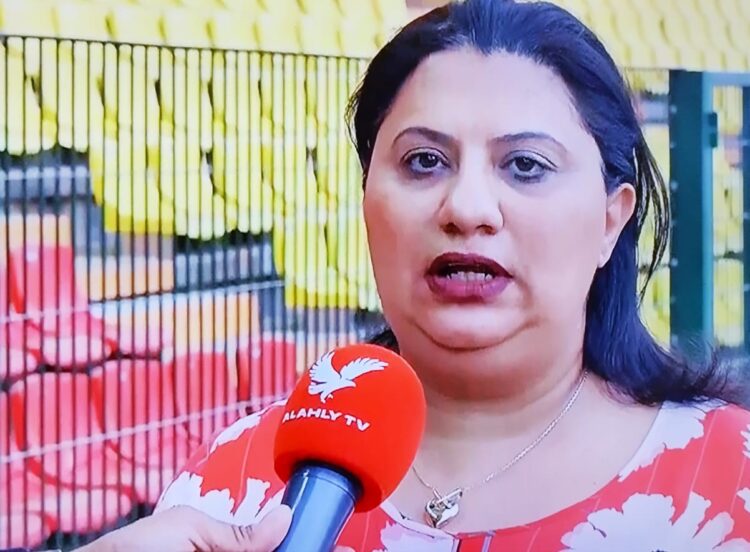 سفيرة مصر لدى الكاميرون الأهلي مصدر ابهار لجمهور الكاميرون الذي يحب الأهلي ويعشق مصر