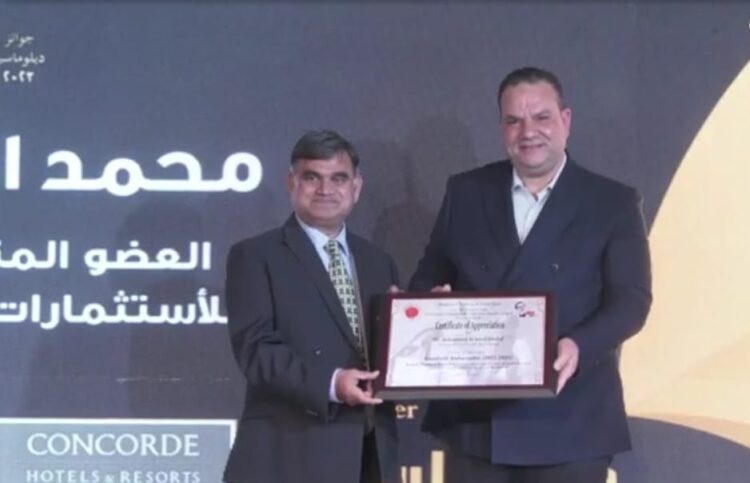 اختيار المحاسب محمد السيد خلاف سفيراً للنوايا الحسنة 1 اختيار المحاسب محمد السيد خلاف سفيراً للنوايا الحسنة