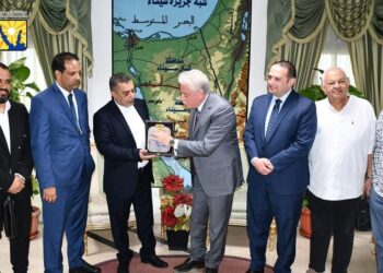 محافظ جنوب سيناء يستقبل مدير مطار بنغازى الدولى وممثلى عدد من الشركات السياحية الليبية