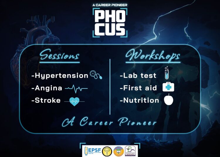الملتقى العلمي لصيدلة طنطا يلقي الضوء على أمراض الذبحة القلبية و الصغط والسكتة الدماغية