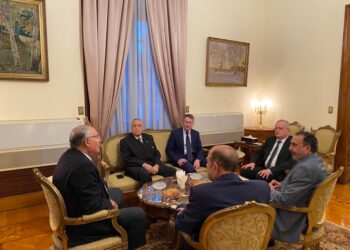 مراد جاتين والدكتور صالح هاشم إفطار رمضان بالسفارة الروسية