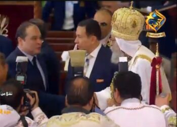 خضر يهنئ البابا تواضروس الثاني ونواب مجلس محاكاة الشيوخ والأخوة الأقباط بعيد القيامة