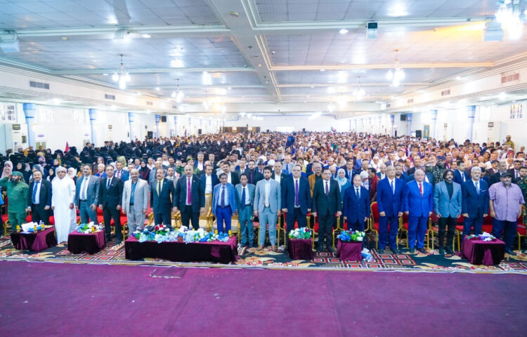 مدينة المكلا بمحافظة حضرموت تشهد تدشين أعمال الدورة السادسة للجمعية الوطنية للمجلس الانتقالي الجنوبي