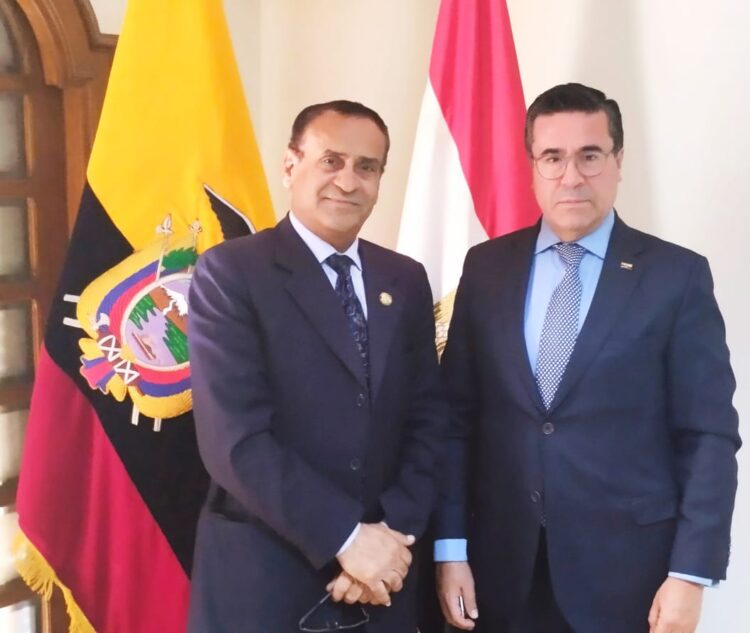 في اول تصريح لسفير الاكوادور أنا معجب بالرئيس السيسي في الاكوادور توصلنا لمقايضة الديون الأكبر في العالم 1 في اول تصريح لسفير الاكوادور أنا معجب بالرئيس السيسي في الاكوادور توصلنا لمقايضة الديون الأكبر في العالم