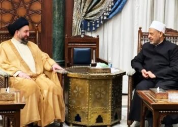 رئيس تيار الحكمة العراقي يجدد الدعوة لشيخ الأزهر لزيارة العراق بأيدي ممدوده وقلوب مفتوحه ومحبه خالصة