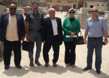 زيارة شركة ابو الخير للرخام والجرانيت ومواد البناء