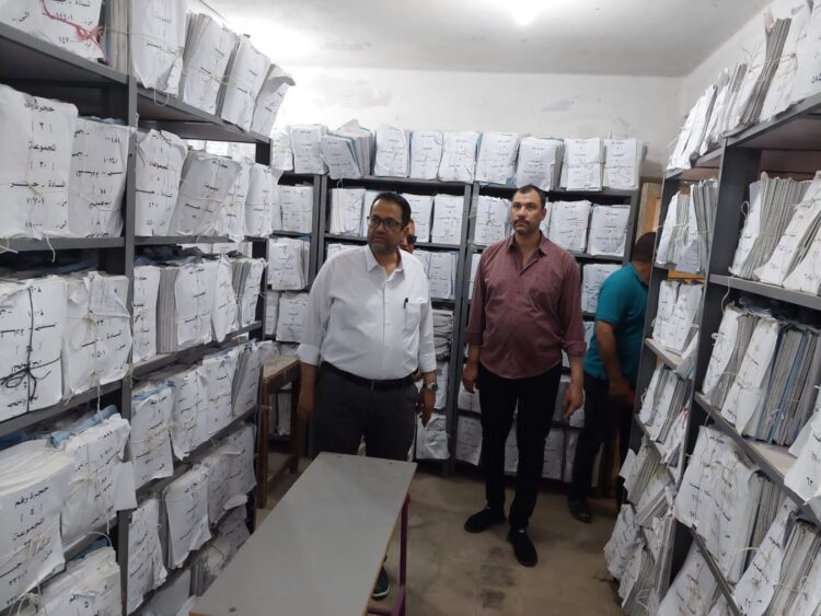 وكيل الوزارة يتفقد لجنة النظام والمراقبة للشهادة الإعدادية ويؤكد على مراعاة الدقة في العمل لصالح الطلاب