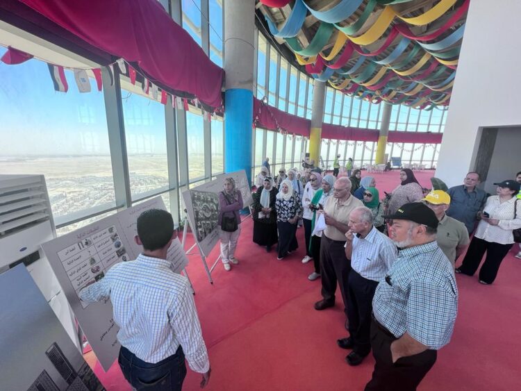 وفدٌ من هيئة التدريس بجامعة القاهرة يزُور العاصمة الإدارية الجديدة ويتفقد معالمها 1 العاصمة الادارية