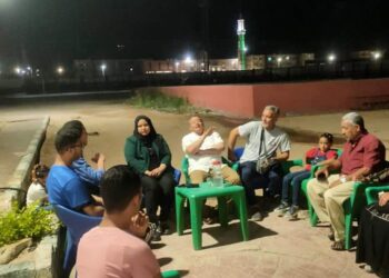 رئيس مجلس مدينه طور سيناء يلتقى مع اعضاء برلمان شباب الساحل