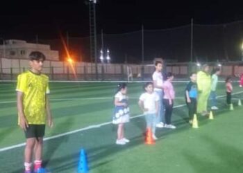 تدريبات مركز الابداع مكتب قادرون باختلاف بمركز شباب الساحل