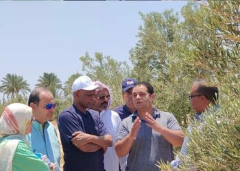 وفد منظمة ( الفاو ) يتابع أنشطة مركز بحوث الصحراء برأس سدر