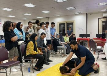 دوره اسعافات اوليه بنادي التطوع بمركز التنميه الشبابيه بشرم الشيخ