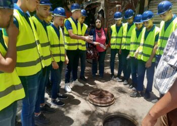 صرف إسكندرية تبدأ برنامج التدريب الصيفى لطلاب المدارس الثانوية الفنية لمياه الشرب والصرف الصحى