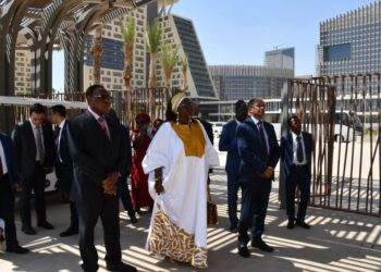 أعضاء الوفد الكاميروني يعبرون عن إعجابهم وتقديرهم للنهضة العمرانية التى تشهدها الدولة المصرية حالياً