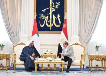 الرئيس السيسي يلتقي رئيس دولة الإمارات في العلمين الجديدة