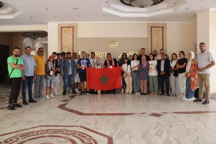 الشباب والرياضة تستقبل وفد شبابي من المملكة المغربية