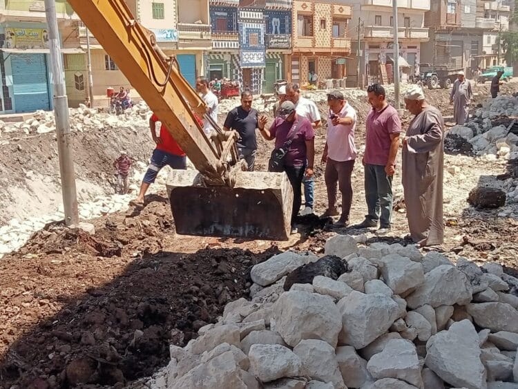 حملات نظافة وازالة اشغالات بعدد من مدن محافظة كفر الشيخ